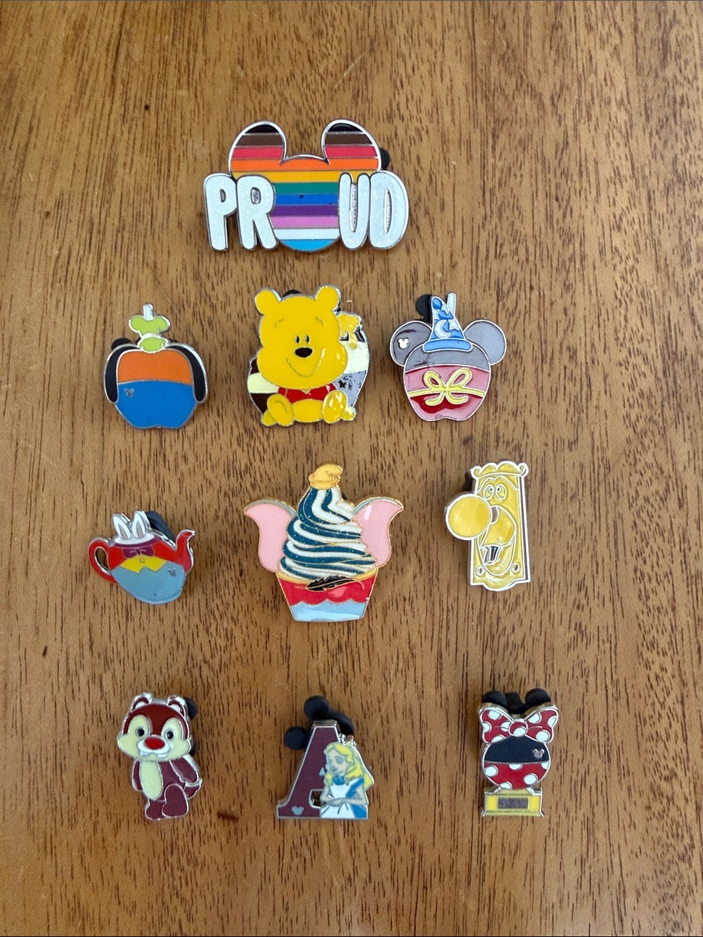 Disney Trading Pins.  Lot of 10 pins.